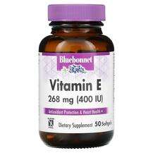 Bluebonnet, Витамин E Токоферолы, Vitamin E 268 mg 400 IU, 50 ...