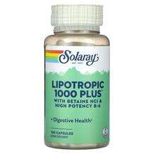 Solaray, Lipotropic 1000 Plus, Вітамін B8 Інозитол, 100 капсул