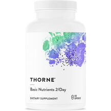Мультивітаміни Basic Nutrients 2/Day Thorne 120 капсул