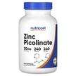 Фото товару Nutricost, Zinc Picolinate 30 mg, Піколінат Цинку, 240 капсул
