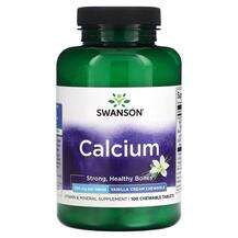 Swanson, Calcium Vanilla Cream 500 mg, Кальцій, 100 таблеток