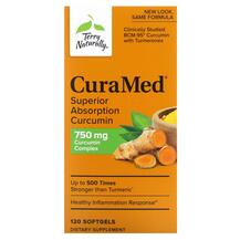Куркумін CuraMed 750 mg Terry Naturally 120 капсул