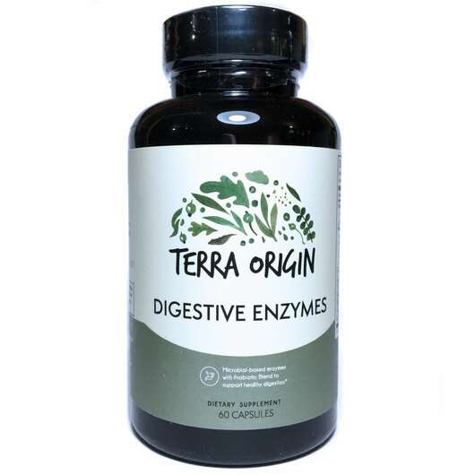 Основне фото товара Terra Origin, Digestive Enzymes, Травні Ферменти, 60 капсул