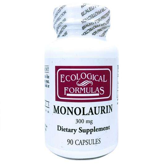 Основное фото товара Ecological Formulas, Монолаурин 300 мг, Monolaurin 300 mg, 90 ...