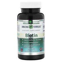Amazing Nutrition, Витамин B7 Биотин, Biotin 10000 mcg, 100 ка...