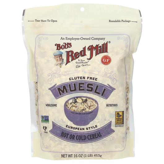 Основное фото товара Bob's Red Mill, Зерновые культуры, Muesli Gluten Free, 453 г