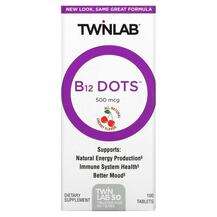 Twinlab, B12 Dots Cherry 500 mcg, 100 Tablets