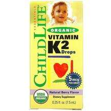 ChildLife, Витамин К2 в каплях, Organic Vitamin K2 Drops, 12 мл