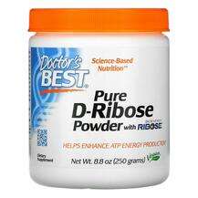 Doctor's Best, Pure D-Ribose Powder, D-рибоза в порошку, 250 г