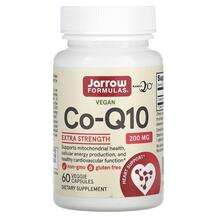 Jarrow Formulas, Co-Q10 200 mg, Co-Q10 200 мг, 60 капсул