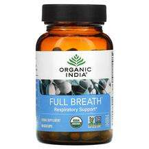 Organic India, Full Breath Respiratory Support, 90 Veg Caps