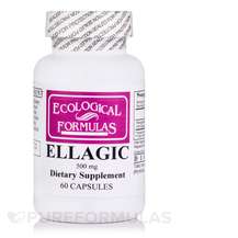 Ecological Formulas, Детокс, Ellagic 500 mg, 60 капсул