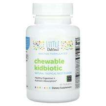 Little DaVinci, Chewable Kidbiotic Tropical Fruit, 45 Tablets