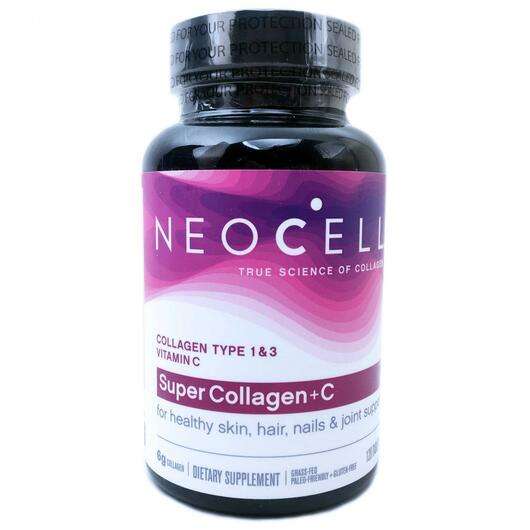 Основное фото товара Neocell, Супер Коллаген, Super Collagen C Type 1 & 3, 120 ...