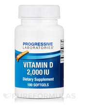 Vitamin D 2000 IU Витамин D3 Progressive Labs 100 капсул