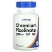Фото товару Nutricost, Chromium Picolinate 1000 mcg, Хром, 240 таблеток