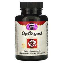 Dragon Herbs, OptDigest 500 mg, Трави, 100 капсул
