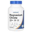Nutricost, Магний, Magnesium Citrate 210 mg, 120 капсул