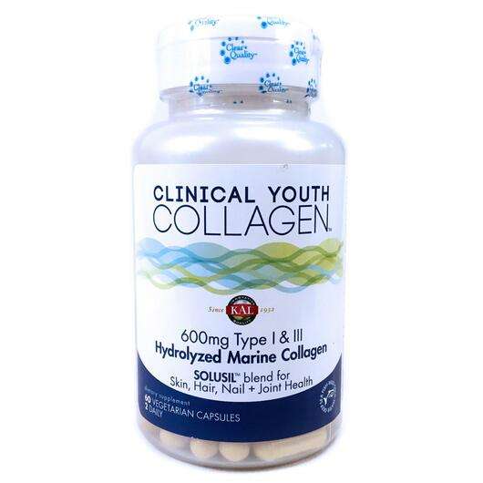 Основное фото товара KAL, Коллаген, Clinical Youth Collagen, 60 капсул