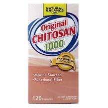 Natural Balance, Хитозан 1000 мг, Chitosan 1000 mg, 120 капсул
