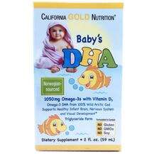 California Gold Nutrition, ДГК для детей с витамином D3, Baby'...