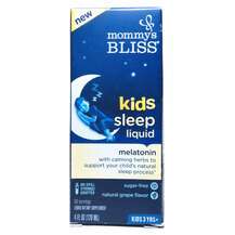 Mommy's Bliss, Kids Sleep Liquid Melatonin Kids 3+ Natural Gra...