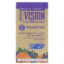 Wiley's Finest, Bold Vision Proactive 550 mg, 60 Softgels