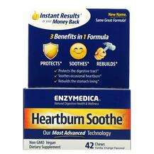 Enzymedica, Поддержка изжоги, Heartburn Relief, 42 таблетки