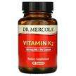 Фото товару Dr. Mercola, Vitamin K2 180 mcg MK7, Вітамін К2 180 мкг, 90 ка...