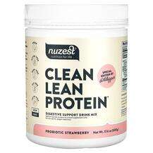 Nuzest, Clean Lean Protein Probiotic Strawberry, Гороховий Про...