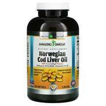 Масло печени трески, Norwegian Cod Liver Oil Fresh Orange 1000...