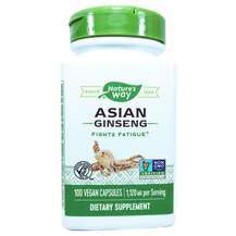 Nature's Way, Asian Ginseng 560 mg, 100 Veg Capsules