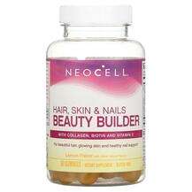 Neocell, Hair Skin & Nails Beauty Builder Lemon, 60 Gummies