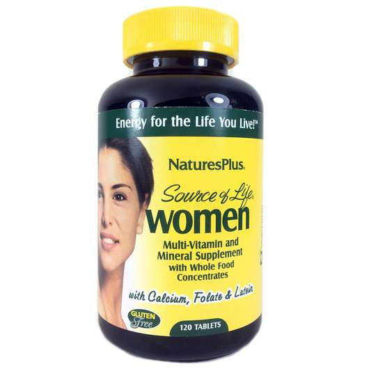 Основне фото товара Natures Plus, Source of Life Women Multi, Вітаміни для жінок, ...