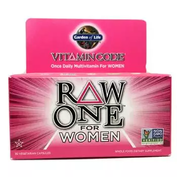 Заказать RAW One Multivitamin For Women 30 Vegetarian Capsules