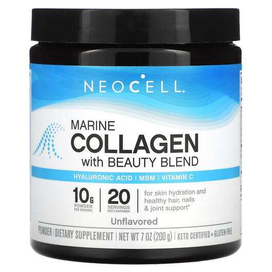 Основное фото товара Neocell, Морской коллаген, Marine Collagen With Beauty Blend P...