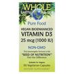 Фото товара Витамин D3, Vegan Bioenhanced Vitamin D3, 90 капсул