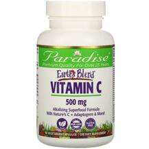 Paradise Herbs, Витамин C, Earth's Blend Vitamin C 500 mg, 90 ...