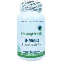 Seeking Health, B-Minus B12 & Folate Free, 100 Vegetarian ...