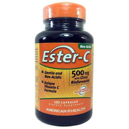 Основное фото товара American Health, Эстер-С с Биофлавоноидами, Ester-C 500 mg, 12...