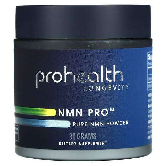 Основне фото товара ProHealth Longevity, NMN Pro Powder 30 g, Нікотинамід мононукл...