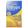 Фото товара Ddrops, Жидкий Витамин D3, Liquid Vitamin D3 1000 IU, 5 мл