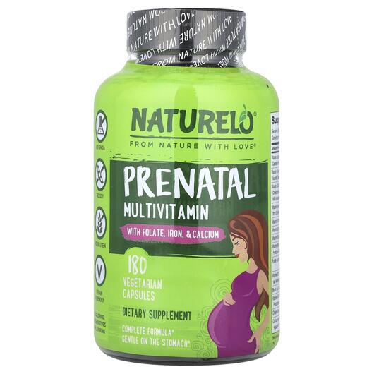 Основне фото товара Naturelo, Prenatal Multivitamin, Вітаміни для вагітних, 180 капсу