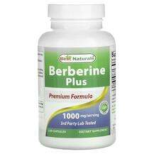 Best Naturals, Берберин, Berberine Plus 1000 mg, 120 капсул