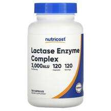 Nutricost, Lactase Enzyme Complex 3000 ALU, 120 Capsules