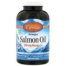 Carlson, Norwegian Salmon Oil 500 mg, 300 Soft Gels