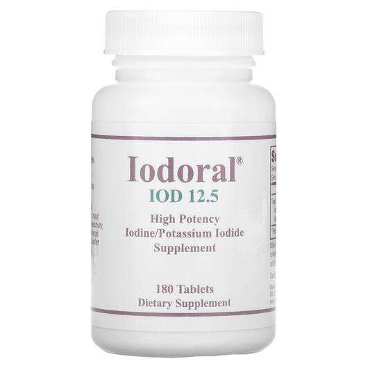 Основное фото товара Optimox, Иодорал Йод, Iodoral IOD 12.5, 180 таблеток