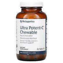 Metagenics, Витамин C, Ultra Potent-C Chewable Orange, 90 табл...