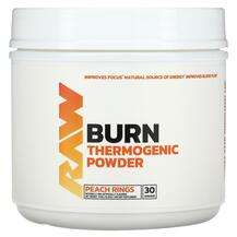 Raw Nutrition, Burn Thermogenic Powder Peach Rings, 516 g