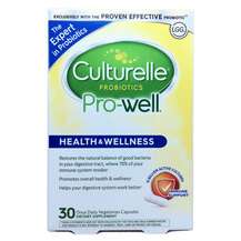 Culturelle, Pro-Well Health & Wellness, Пробіотики, 30 капсул